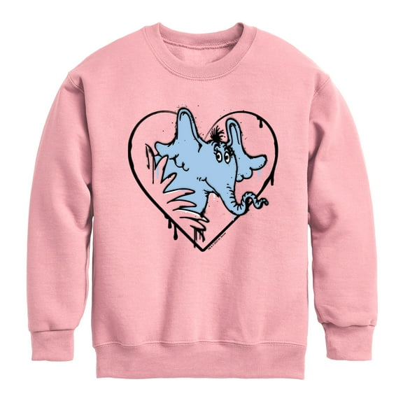 Horton Hears a Who - Heart  - Toddler & Youth Crewneck Fleece Sweatshirt