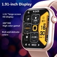 thumbnail image 4 of Sports Watch - 1.91 Inch High-definition Large Screen With Metal Casing, Bluetooth Call Watch, Multi Sport Bracelet Watch, 4 of 8