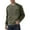 Army Green, variant on ZUKMRJPC Mens Corduroy Jackets Long Sleeve Vintage Color Block Bomber Jackets Stand Collar Loose Fit Warm Fall Outwear with Pockets