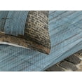 thumbnail image 3 of Ambesonne Rustic Quilted Coverlet 3 Pcs, Medieval Stone Wall, King Size, Blue Grey, 3 of 4