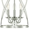 thumbnail image 4 of Westinghouse 6303800 Isadora Lustre Intérieur Trois Lumières, Nickel Brossé, 4 of 5