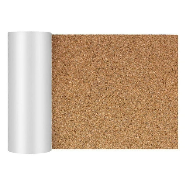 1 Roll Cork Drawer Liners Cork Shelf Liner Cork Board Frame Photo Board for Kitchen Cabinet Shelves and Bathroom Drawers