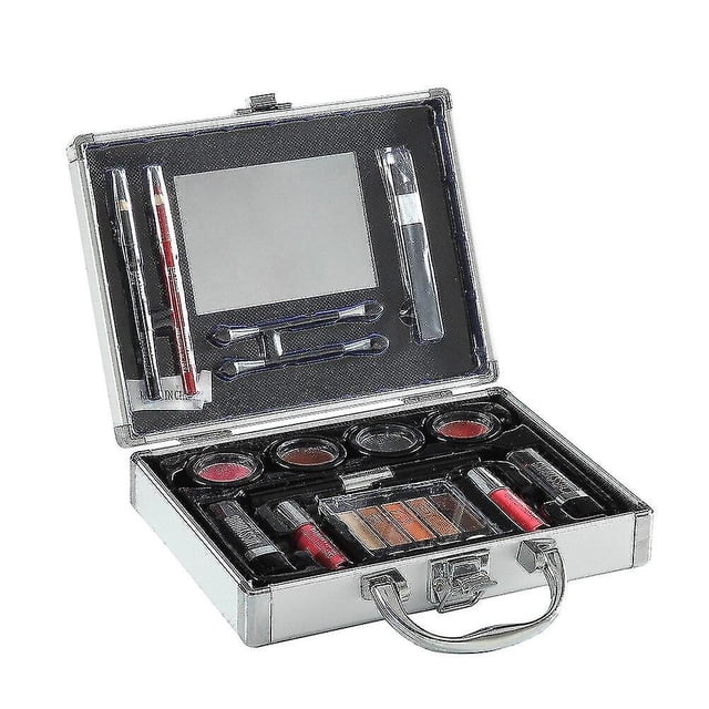 Set cosmético delineador de ojos, kit de maquillaje con sombra de ojos, rímel y labios