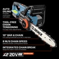 thumbnail image 3 of SENIX 20V 10-inch Brushless Cordless Chainsaw with Automatic Oiler, Tool-Free Chain Tension, 2.5Ah Battery & Charger Included, CSX2-M, 3 of 11