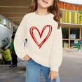 thumbnail image 6 of YunPes Girls Heart Graphic Sweatshirts Casual Oversized Fleece Pullover Tops Kids Fall Winter Long Sleeve School Cute Y2k Outfits, 6 of 6