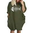 thumbnail image 1 of Womens Summer Dresses Pockets Tops Print Casual Plus Size Sundresses, 1 of 2