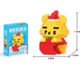 thumbnail image 3 of Bloques de construcción de Hello Kitty de Sanrio, personaje de dibujos animados, Melody, modelo ensamblado, bloques de construcción, muñecas, juguetes, regalos para niños, 3 of 5