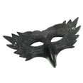 thumbnail image 3 of Máscara de cabeza de águila para Halloween, accesorio de media cara, diseño para fiestas, accesorios de cosplay Negro, 3 of 9
