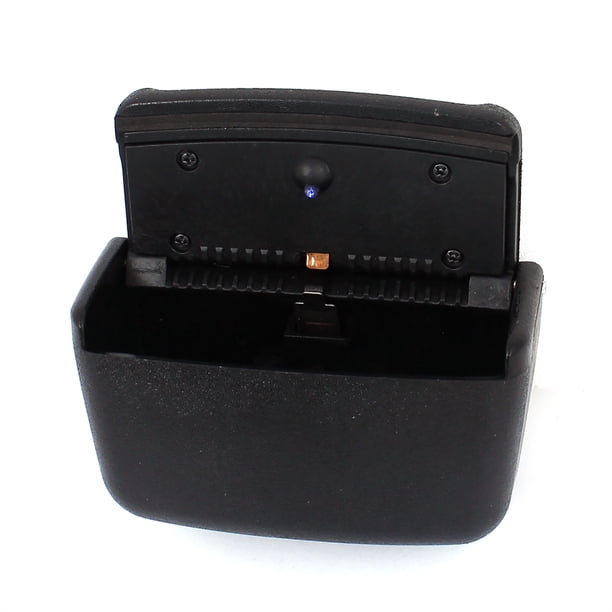 Cenicero Plástico Negro Rectángulo Forma de Cigarrillos para Coche