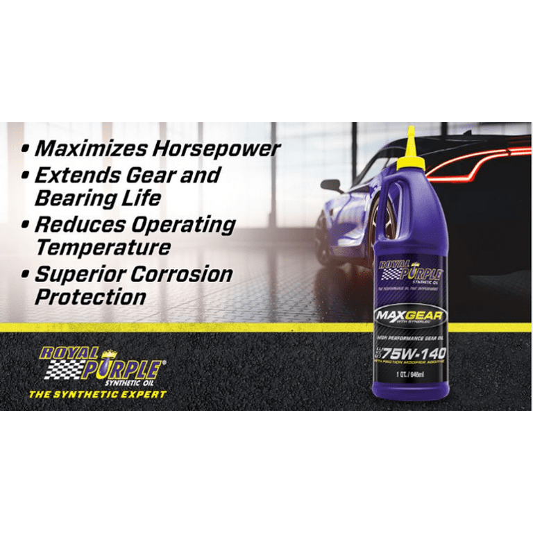 Royal Purple Synthetic Max Gear 75W-140 Oil, 1 Quart