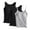 XNG1-Gray, variant on 3 Pack Tank Tops with Built in Bra for Women Modal Padded Camisole Tops Stretch Cami Undershirt Yoga Workout Tank Top