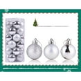 thumbnail image 4 of AuroraX 24 Pcs Christmas Decorations Plastic Vintage Shatterproof 2025 Christmas Tree Ornaments Christmas Ball Ornaments Holiday Xmas Party Supplies, 4 of 5