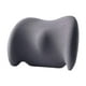 thumbnail image 1 of Almohada de apoyo lumbar para coche, cojín de respaldo para coche, suave, versátil, para viajar, descansar, sentarse, cómodo, para conducir, espuma gris oscuro, 1 of 8