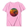 thumbnail image 3 of Camiseta suelta con estampado elegante para mujer Blusa de manga corta con cuello redondo Tops casuales OAVQHLG3B Store lin121212, 3 of 4