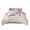 Beige, variant on Summer Ice Silk 4-Piece Bedding Set - Breathable and Soft for Hot Weather Sleep