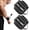 BLACK, variant on Wrist Cuffs with D-Ring, Wrist Wraps for Weightlifting with Neoprene Padding, Wrist Straps for Cable Machines