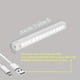 thumbnail image 5 of 1pc LED Motion Sensor Cabinet Light, Under Counter Closet Lighting, Wireless Magnetic USB Rechargeable Kitchen Night Lights, Battery Powered Operated Light For Wardrobe Closets Cabinet Cupboard Stair, 5 of 5