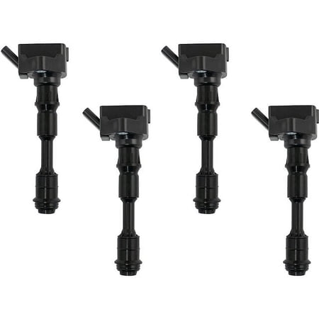 Ignition Coil Set 4 Piece - Compatible with 2015 - 2020 Volvo V60 2.0L 4-Cylinder 2016 2017 2018 2019