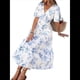 thumbnail image 2 of Vestido Informal de Verano para Mujer, de Corta, con , Fluido, Midi, para Playa y Vacaciones. Estampado Azul XL, 2 of 10