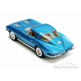 thumbnail image 3 of 1963 Chevy Corvette Stingray, Blue - Kinsmart 5358D - 1/36 scale Diecast Model Toy Car (Brand New, but NOT IN BOX), 3 of 4