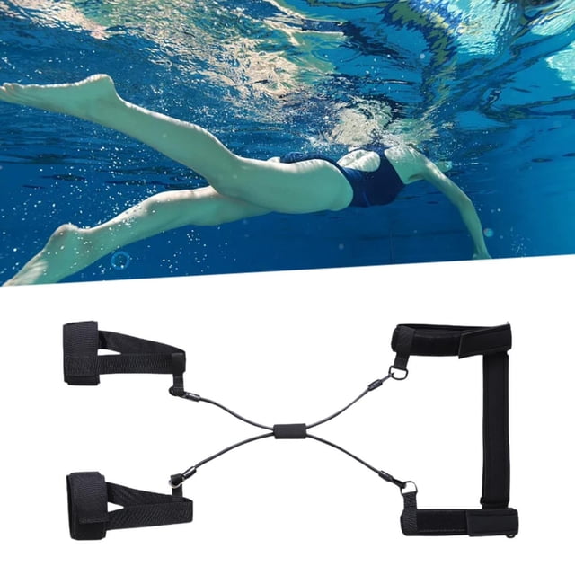 Cinturón de Entrenamiento de Natación Colamx Cuerda Elástica Adulto 65 a 70cm