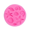 thumbnail image 1 of 1 molde de silicona para fondant con temática marina, concha de mar, estrella de mar, coral, moldes para hornear para decoración de tartas, chocolate, caramelo, arcilla polimérica, proyectos, 1 of 4