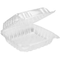 thumbnail image 5 of VeZee 8" Clamshell Clear Plastic Hinged Lid Containers (QTY 150), 5 of 6