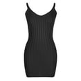 thumbnail image 4 of IROINNID V-Neck Sheath Dress For Women Fashion Gorgeous Solid Camis Sleeveless Vest Mini Dress Empire Waist Dress, 4 of 8