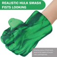 thumbnail image 4 of Superhero Plush Gloves Pillow Fists Hands, Green, 4 of 6
