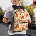 thumbnail image 6 of Pofeuu Pumpkin Fall Pears Print Laptop Backpack Travel Canvas Backpack for School Lightweight and Comfortable Backpack College Backpack Schoolbag, 6 of 6