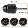thumbnail image 4 of Portabrocas profesionales de alta resistencia, 2-13mm, 1/2-20 UNF, herramienta de mandril de taladro sin llave de cambio rápido con adaptador SDS de 6,35mm(1/2 "), 4 of 5