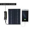 thumbnail image 3 of Panel solar de 3.5W 5V, panel de carga solar / batería recargable recargable 18650 Tomshoo  3,5 W 5 V, 3 of 7
