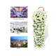 thumbnail image 5 of 4pcs Flores Artificial Wisteria Decoración Boda Hogar Fiesta Belug Blanco, 5 of 5