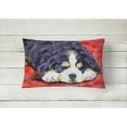 thumbnail image 2 of Dog Portrait/Landscape Painting Fabric Decorative Pillow, 2 of 3