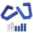 thumbnail image 2 of Reemplazo de aleación de aluminio de manija de agarre delantera de carretera de automóvil para Jeep Wrangler JK 2007-2018 Azul, 2 of 5