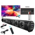 thumbnail image 2 of Barra de sonido para TV de 20 W con cable e inalámbrica, compatible con Bluetooth, barra de sonido envolvente para el hogar, para PC, cine, TV, altavoz, 2 of 5