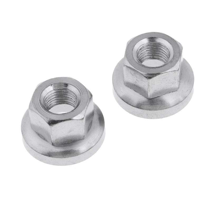 1 Pair Bike Axle Nuts for Bicycle Rear Hub Wheel Solid & Durable