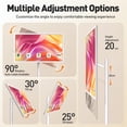 thumbnail image 5 of FORKA 32-Inch Portable Touchscreen TV - 1080P FHD Monitor with 6GB RAM, 128GB Storage, Android 13 OS, Rolling Stand, Built-in Battery, and Remote Control, 5 of 6