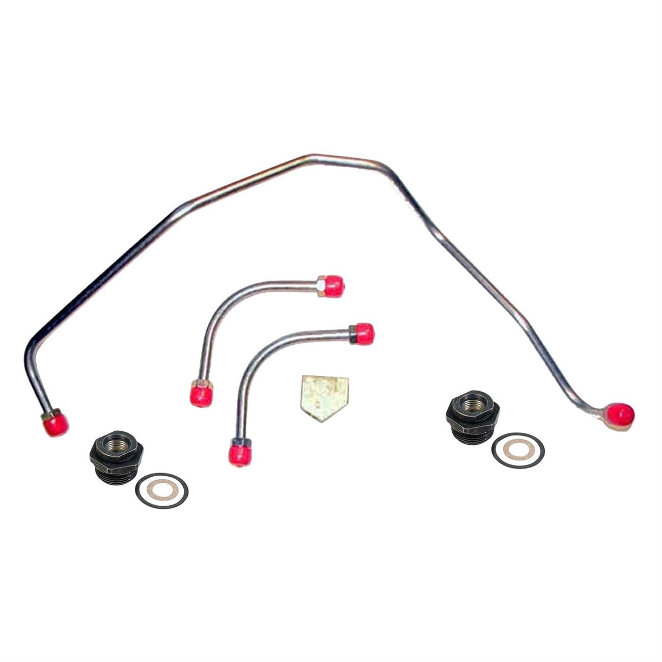 Holley Pump-to-Carb Steel Fuel Line Kit 