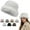 White, variant on Women's Winter Thick Soft Bucket Hat - Warm Thermal for Cold Weather Versatile Fisherman Hat for Girls & Ladies Casual Daily Wear,Size:One Size