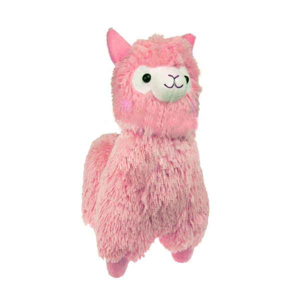 TOLLION Cuddly Soft Pink Alpaca Llama Lamb Toy -7"" Stuffed Animal Cushion Plush Doll Valentine Gift New Baby Gift Graduate Gift Lovers Anniversary Fiesta Gift for Girlfriend Children and Friends