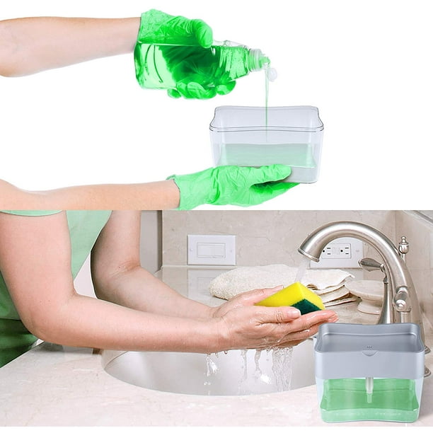 Kitchen detergent dispenser outlet