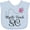 Blue, variant on Inktastic Myrtle Beach South Carolina Girls Baby Bib