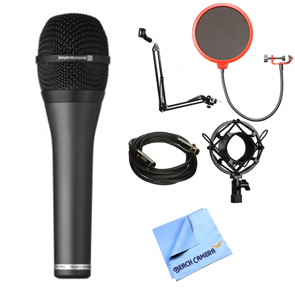 BeyerDynamic TG V70d Professional Hypercardioid Dynamic Vocal Microphone  (707295) with Microphone Arm Stand, Microphone Wind Screen, Microphone  Shock
