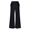 thumbnail image 5 of Bixock Women Fall and Winter Clothes,Women Casual Pants,Women's Fashionable High Waisted High Elastic Button Casual Straight Leg Pants, 5 of 5