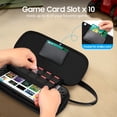 thumbnail image 5 of FINTIE Case for Nintendo Switch 2 (2025), Protective Hard Shell Slim Carrying Case w/12 Game Card Slots, Portable Travel Storage Cover w/Pocket for Amiibo Card & Accessories, Black, 5 of 9