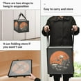thumbnail image 4 of Home Organizer Foldable Fabric Storage Bin With Handle Skeleton Pumpkins, 4 of 7