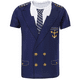 thumbnail image 3 of Camiseta de capitán de la marina para hombre, uniforme de la marina, cosplay, unisex, para fiestas de yates y rock, disfraz de Halloween, carnaval, camisetas con estampado 3D para hombre, 3 of 5