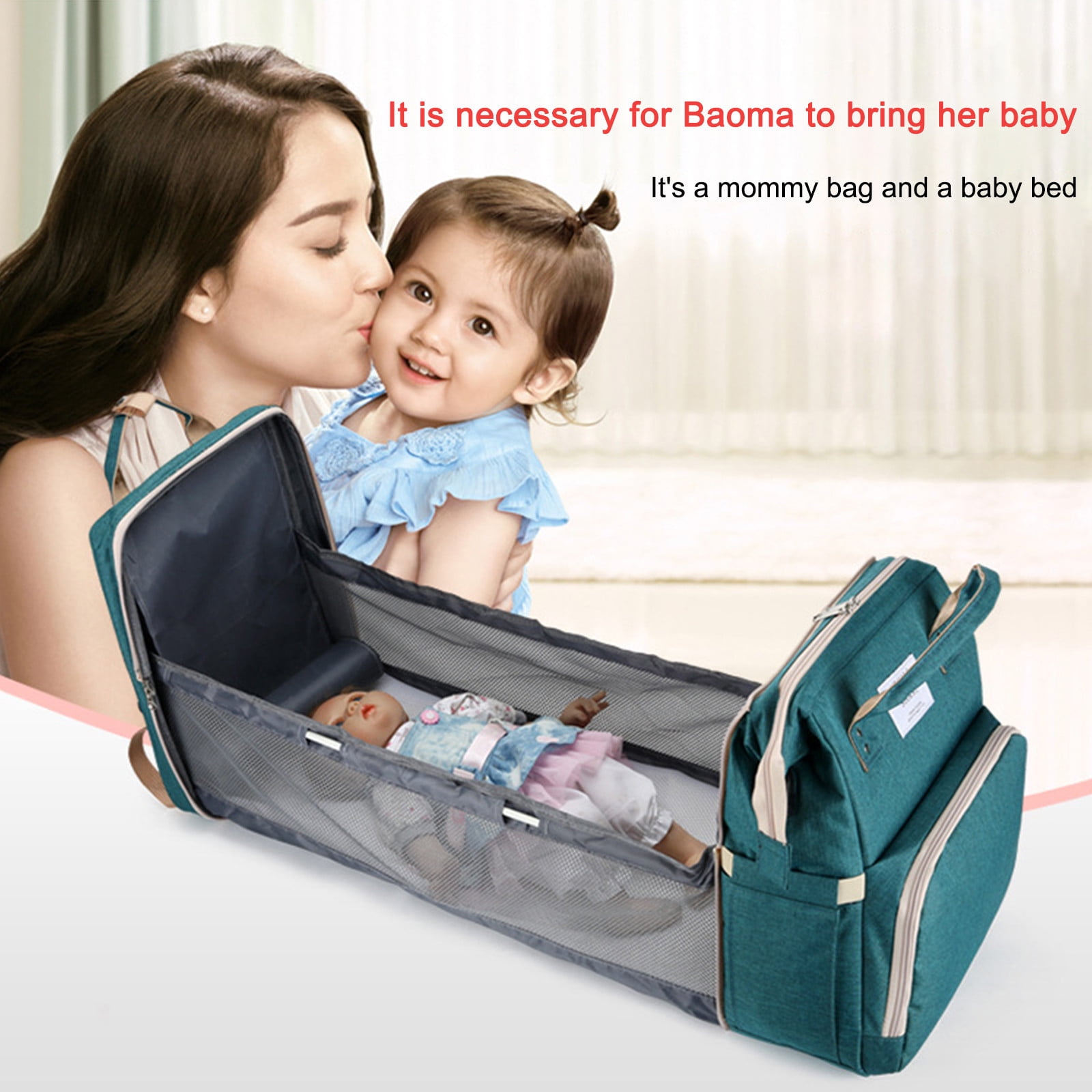 Specollect Clearance 2Pcs Baby Diaper Bag Backpack with Changing Station, Large Capacity, Stroller Straps and USB Charging Port, Baby Registry Search for Boys & Girls
