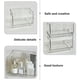 thumbnail image 5 of 2 cajas de almacenamiento transparentes, apilables, organizadoras, de sobremesa, para maquillaje, 5 of 6